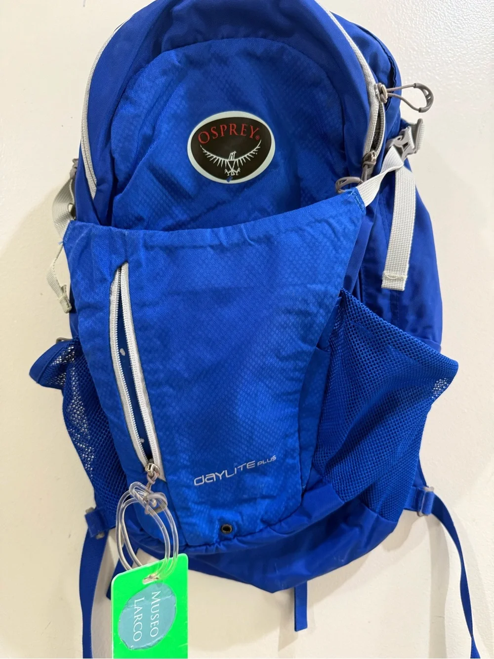 OSPREY Blue Daypack with White Trim